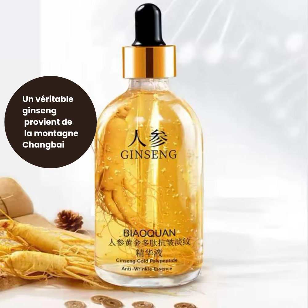 Sérum anti-rides et anti-âge au ginseng 24K