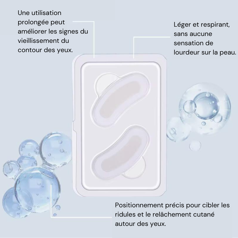 Masque pour les Yeux à Micro-Aiguilles d'Acide Hyaluronique