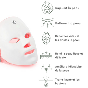 Masque visage luminothérapie 7 en 1